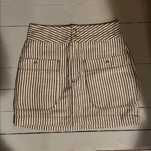 Silence & Noise striped skirt